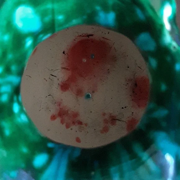 Hand Made Small Dripped Glaze Green Pitcher Vase - Picture 8 of 8